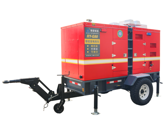 移动发电拖车