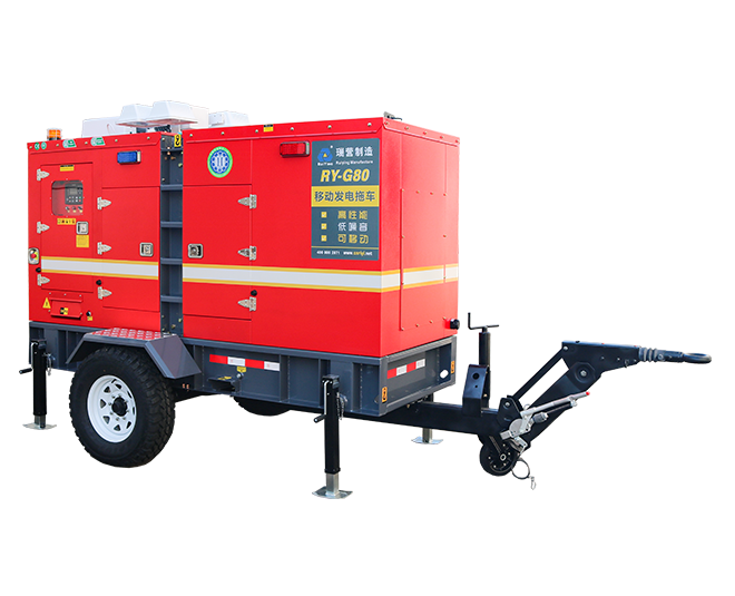 移动发电拖车